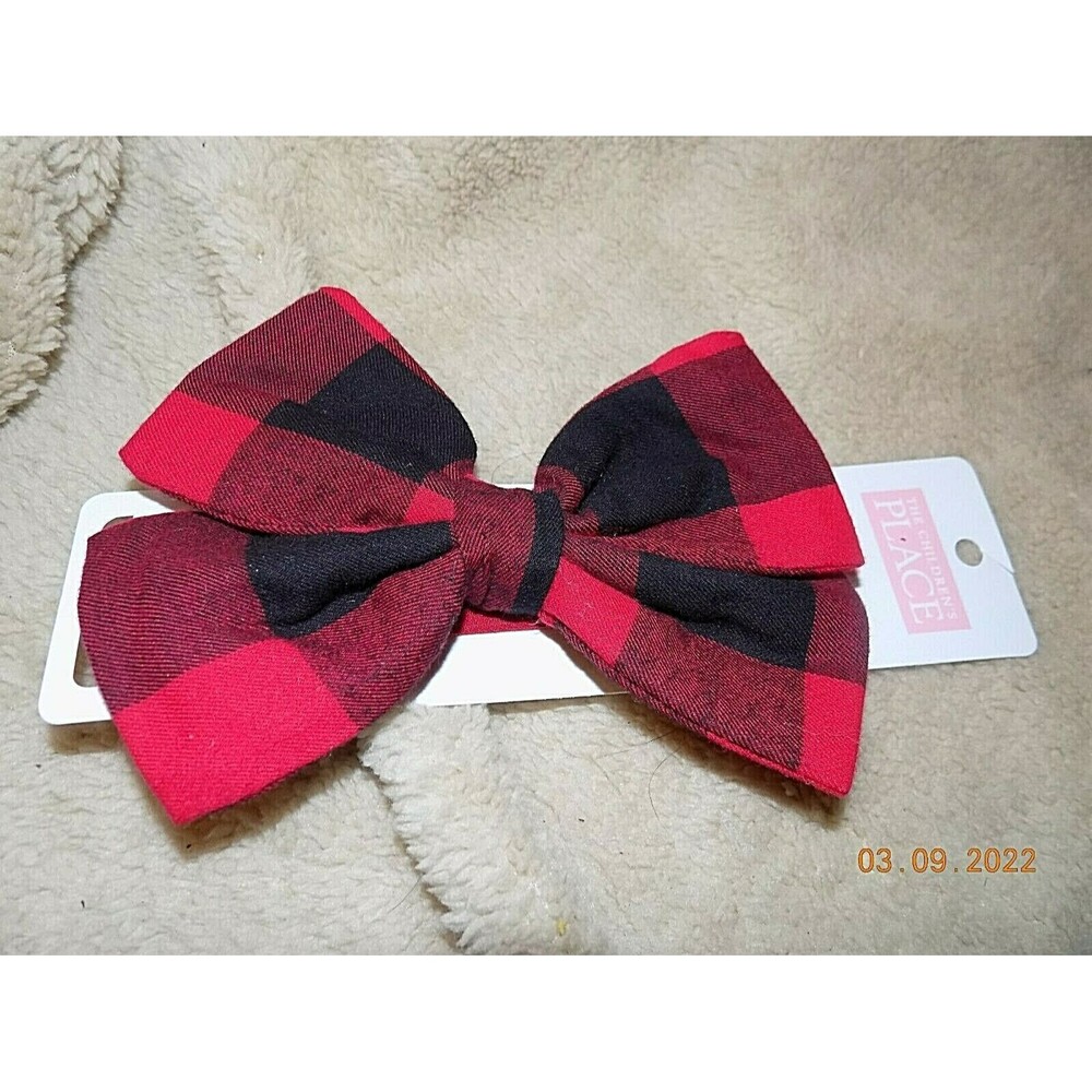 New Children's Place buffalo plaid headband